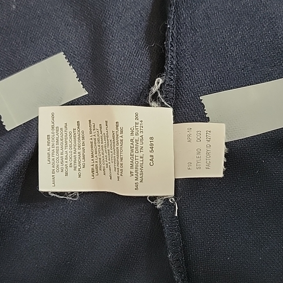 NFL Team Apparel Women's Blue White Orange Short Sleeve Top,  M - Picture 7 of 7